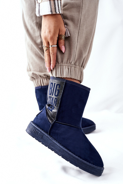Dámske snehové topánky Veľká hviezda EE274416 NAVY BLUE