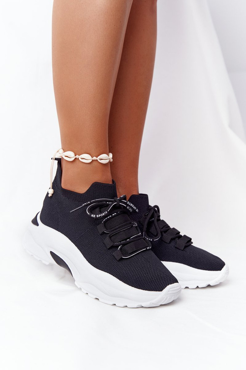 Dámská Sportovní Ponožky Boty Černé KeSports