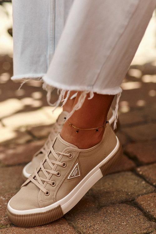 Nízke Dámske Tenisky Hnedé Enalae