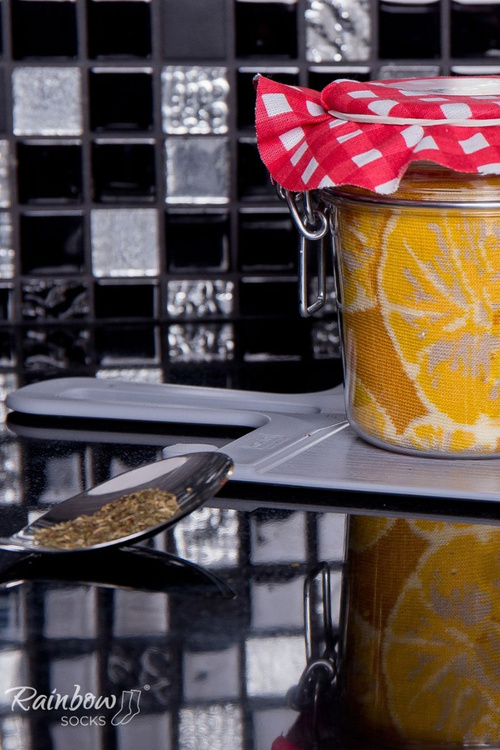 Duhové Ponožky Borůvky Citrony Mrkev Hrášek 2 Párů