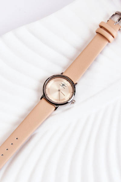 Dámské hodinky Michael John Paule Silver-Beige