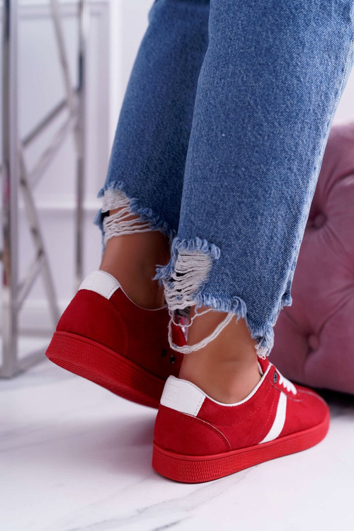 Dámske športové topánky Big Star Red DD274622