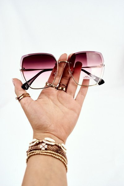 Sluneční Brýle Prius PRE-34 Zlaté Růžové Přechod