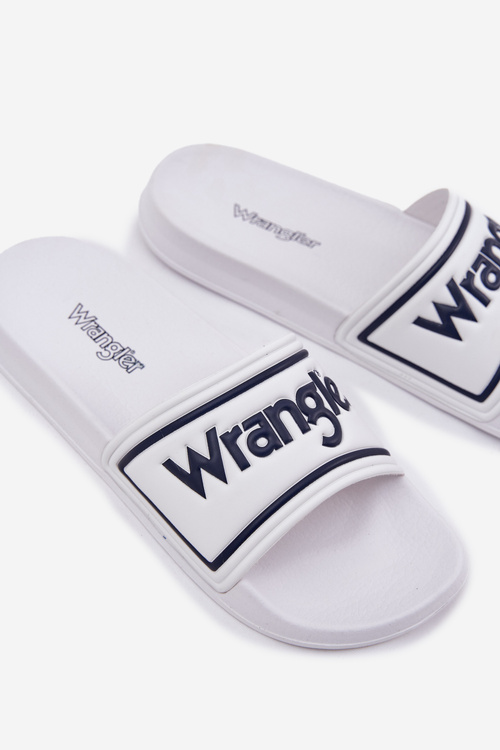 Pánské Pantofle WRANGLER AVERELL SLIDER MEN LOW 20251042.1FG Bílé
