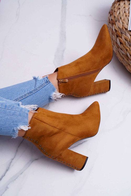 Dámske vysoké podpätky s nitmi v RB23P Camel Snack