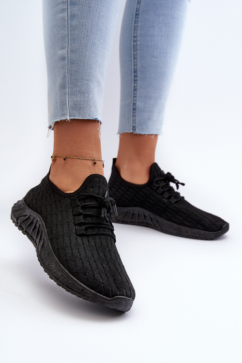 Lehké dámské sportovní boty Černé Xalara