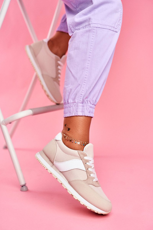 Športové dámske béžové odhodlanie