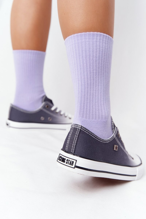 Dámska veľká hviezda HH274128 Ombre Black tenisky