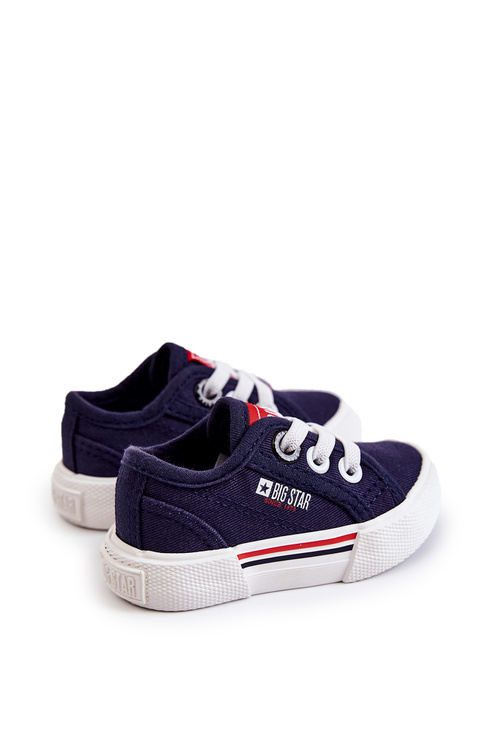 Detské nízke tenisky Veľká hviezda JJ374163 Navy Blue