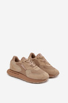 Kožené Sneakersy Pánské Big Star OO174298 Hi-Poly System Béžové