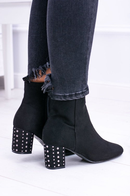 Teplé dámske topánky na stĺpiku Čierny Jokasta