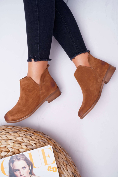 Dámské Kotníkové Boty semišové Hnědé Madness