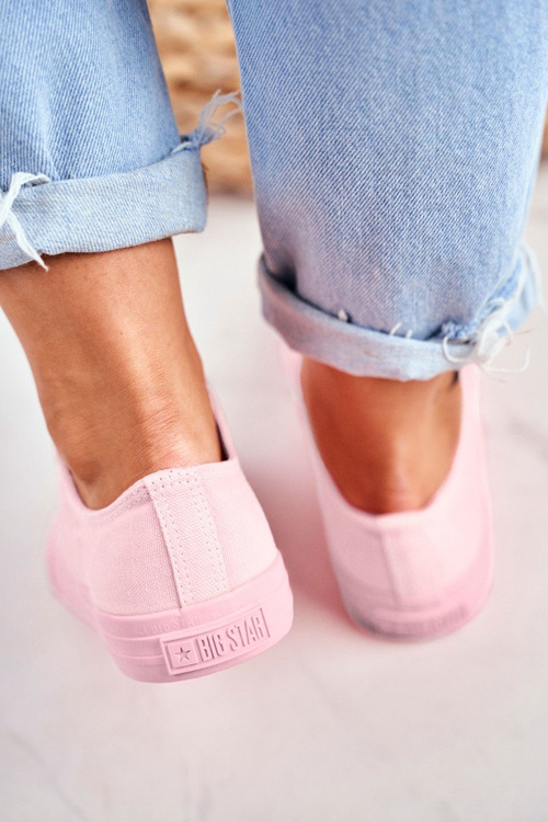 Dámske nízke tenisky Big Star DD274443 Svetlo ružová