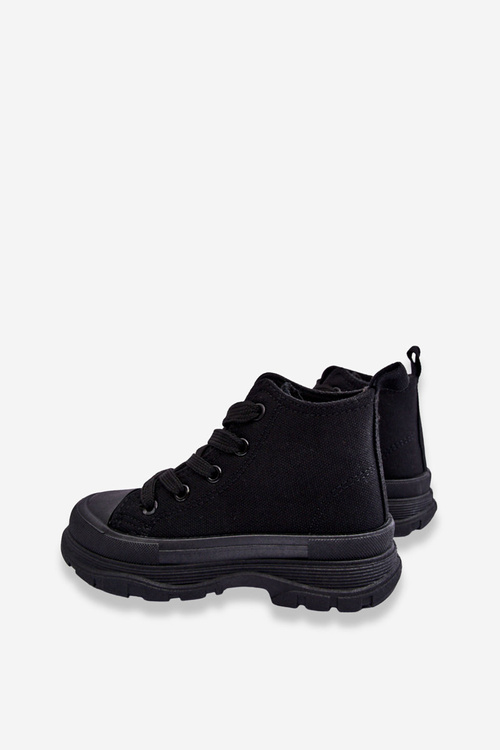 Dětské vysoké tenisky ČernE Freeze