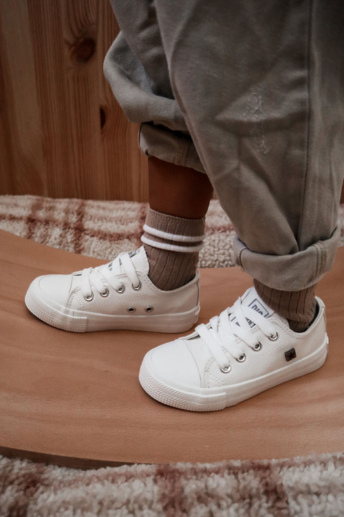 Detské kožené tenisky Veľká hviezda JJ374310 biela