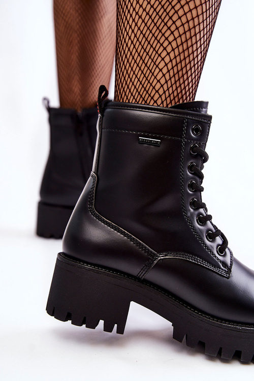 Dámské boty Cross Jeans KK2R4070C Černe