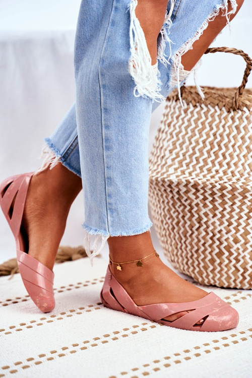 Ženské voňavé gumové baleríny nahé béžové béžové ff285054