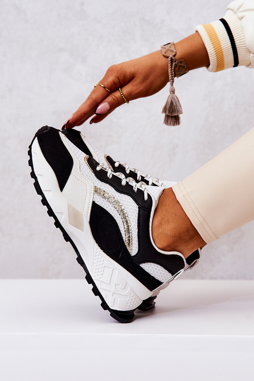 Sportovní tenisky Boty černé bílé Revenge