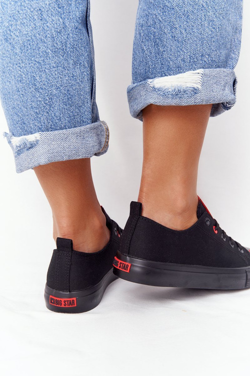 Dámska veľká hviezda HH274678 Čierne tenisky