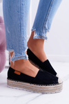 Black Slip -in Suede Espadrilles Mariako