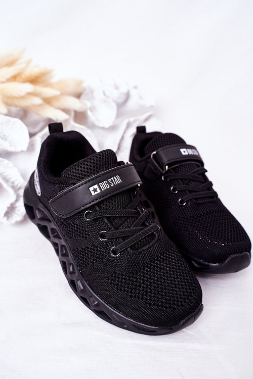 Dětské Sportovní Obuv Sneakersy Big Star HH374184 Černé