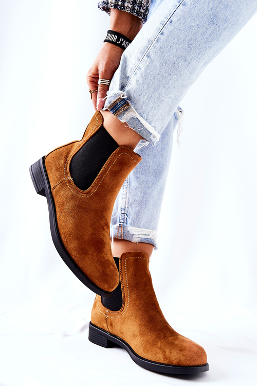 Semišové šněrovací boty Camel Astate