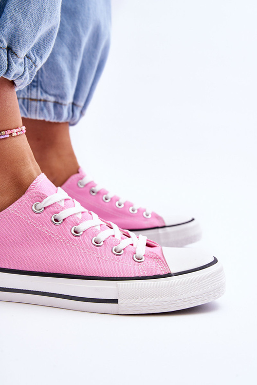 Klasické nízké dámské tenisky Růžove Vegas