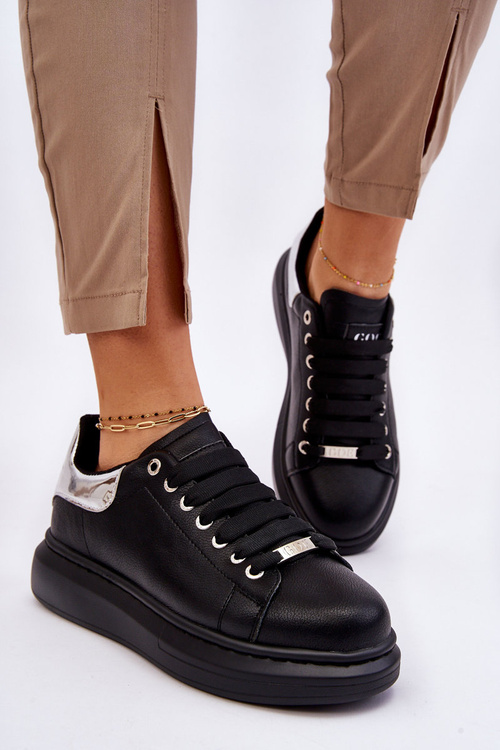 Dámská sportovní obuv GOE LL2N4012 černá-stříbrná