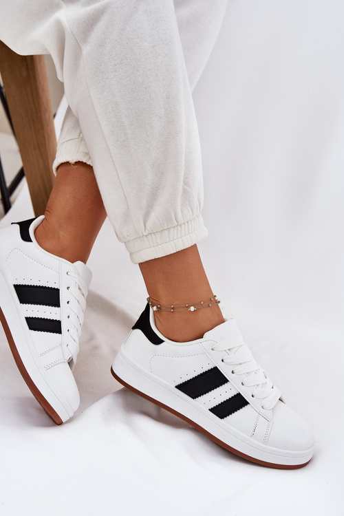 Dámske Tenisky Z Eko Kože Biele Arlenina