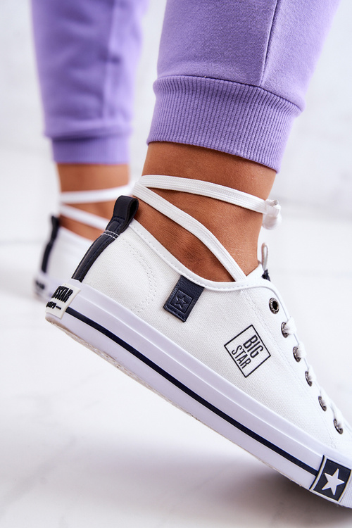 Klasické nízké tenisky Big Star JJ274255 Bílé