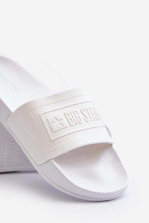 Pánske šľapky Big Star NN174651 Biele