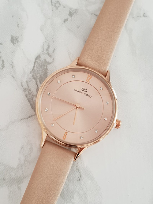 Dámské hodinky Giorgio & Dario Orgeno hnědé