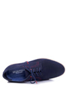 Pánske topánky Bednarek Elegantné kožené nubuck Navy Blue Pietro