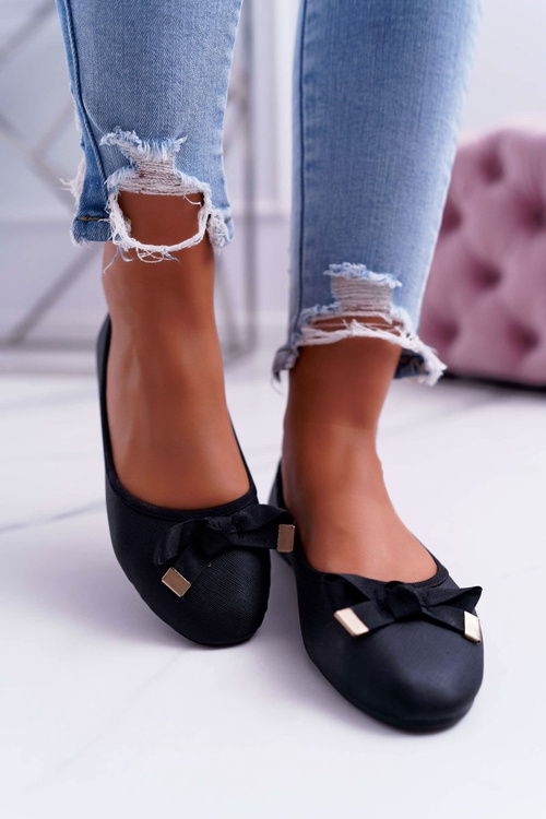 Elegantné baleríny žien Black Ladon