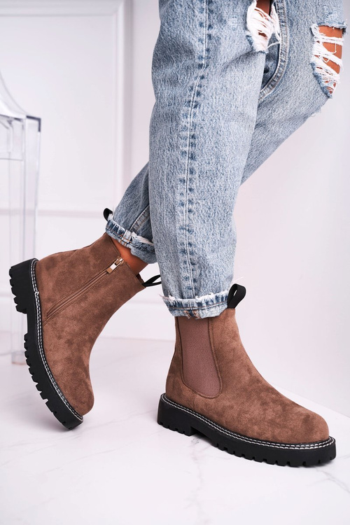 Dámsky khaki odoláva topánkam Jodhpur