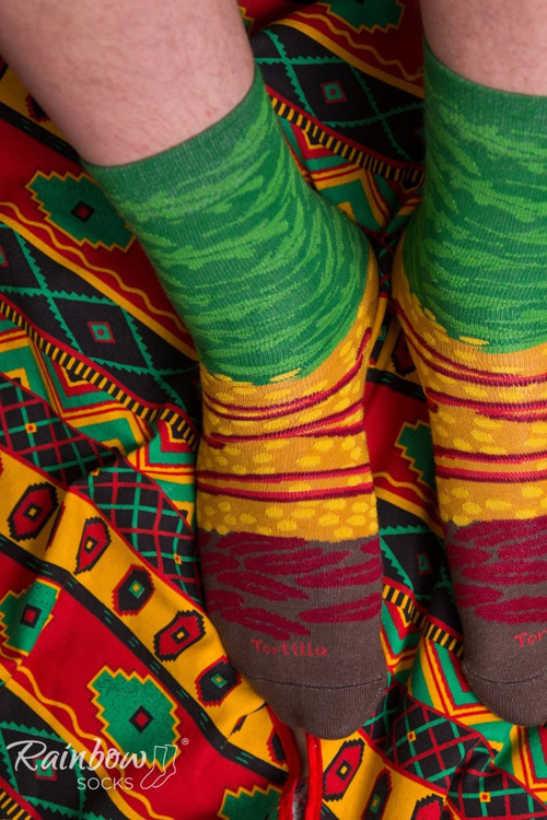 Duhové ponožky Tortilla Wrap 2 páry