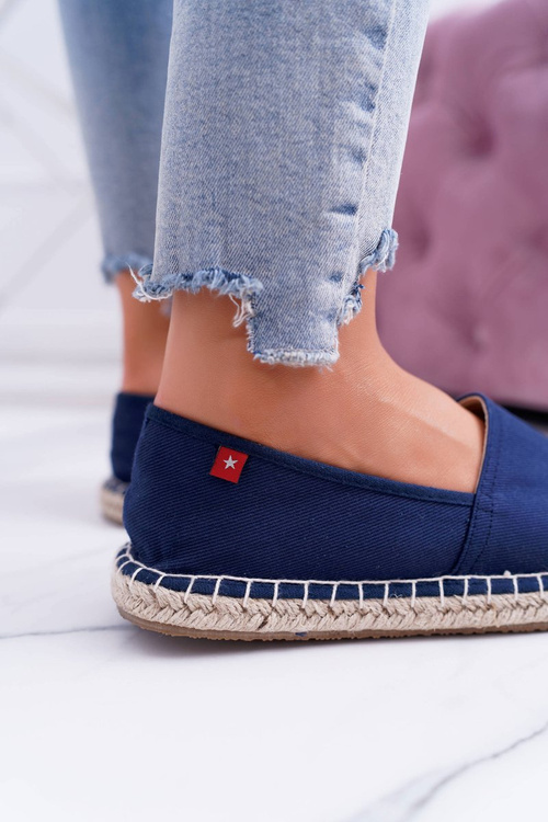 Dámské Espadrilky Big Star Tmavě Modré DD274A151