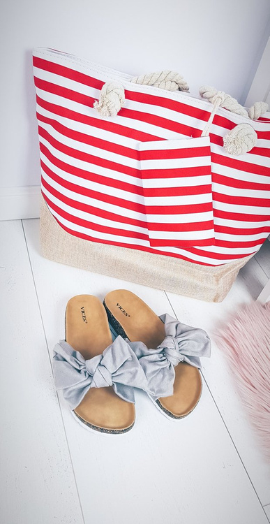 Pláž veľkú červenú tašku dámska taška