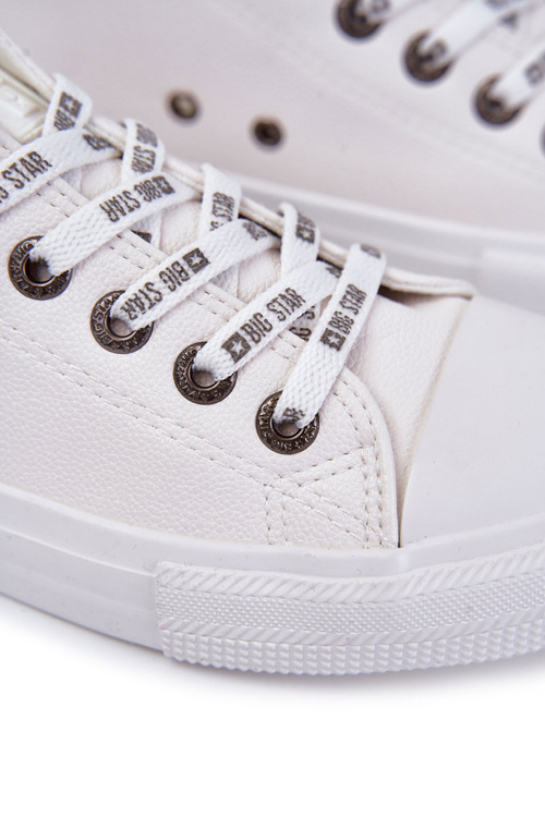 Pánské kožené tenisky Big Star KK174052 Bílá