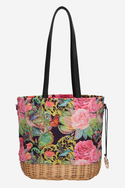 Pletená taška košík NOBO XM0040 Béžový