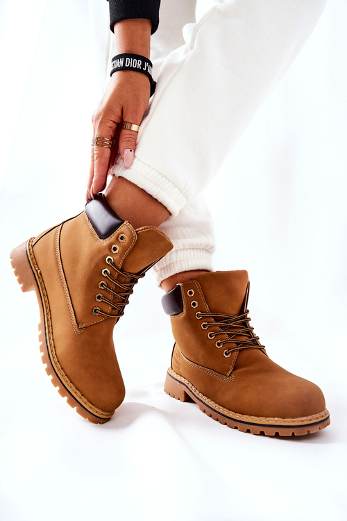 Oteplovačky Trappers Tmavě Béžové Crush