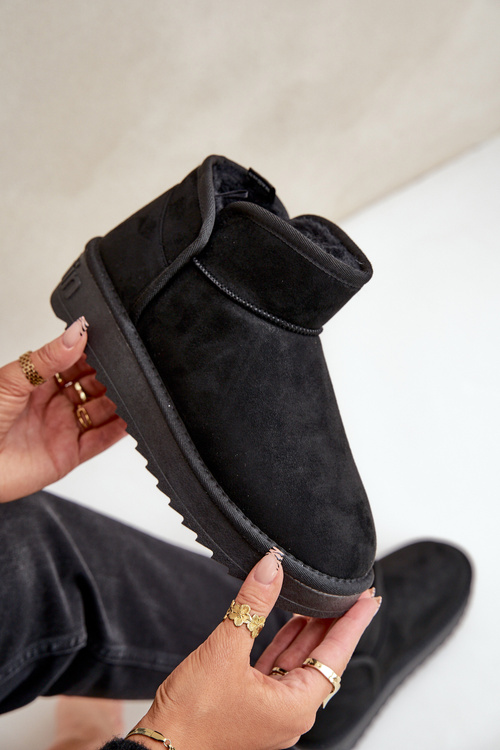 Dámské Sněhule Na Platformě D.Franklin DFSH370010 Černé