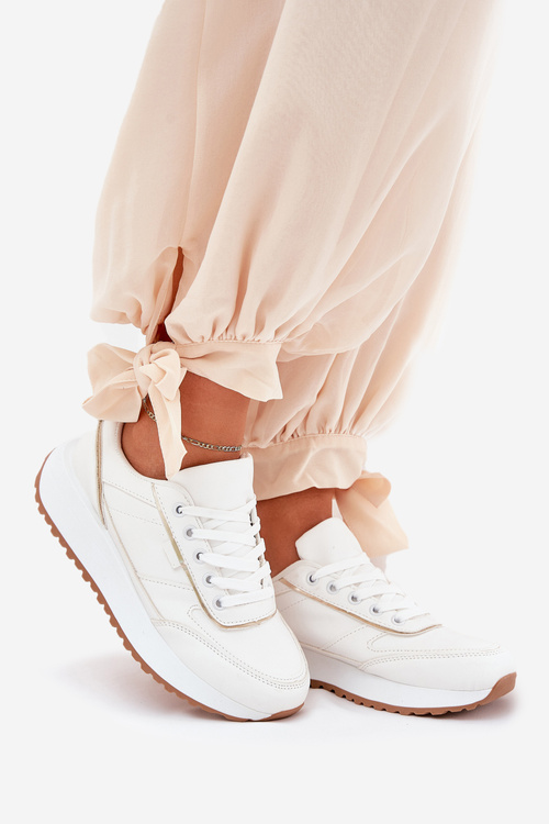 Dámské Sportovní Boty Na Platformě Bílé Nevliese