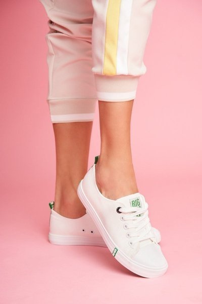 Dámské Tenisky Big Star FF274088 Bílé-Zelené