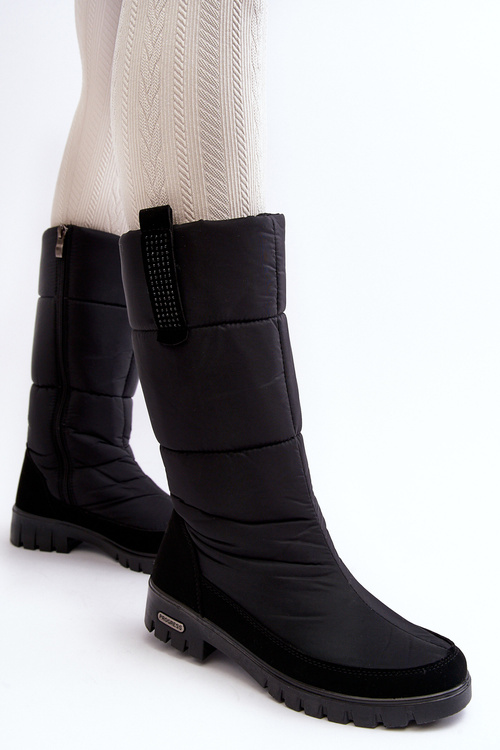 Ženské izolované snehové topánky Progress progj-22-136 čierna