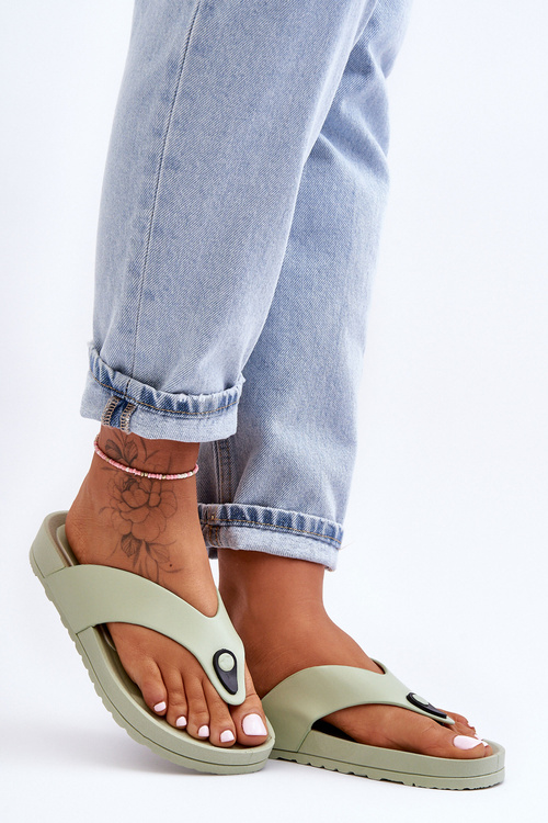 Dámske flip -flopy na platforme Green Bellitta