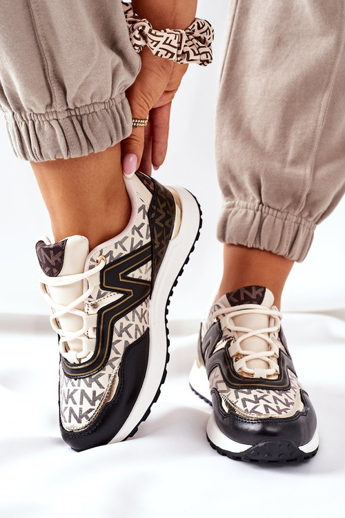 Dámská Sportovní Obuv Sneakersy Béžové-Černé Always