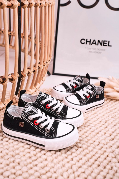 Big Star Star HH374090 Black Classic Low Sneakers