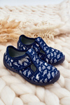 Detské topánky, papiere Befado Sharks 010x032 Navy Blue