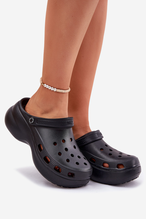 Pena Dámske Sandále Na Masívnej Podošve Big Star RR274A118 Čierne